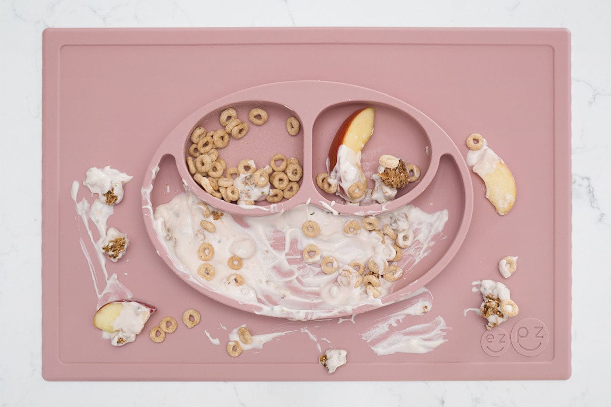 EZPZ Happy Mat Placemat & Plate - Blush - PKHMB005