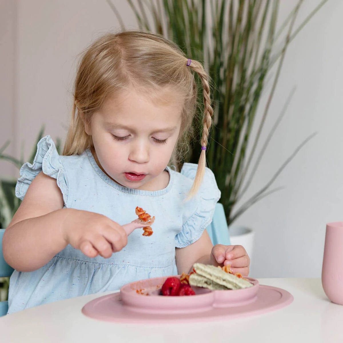 EZPZ Mini Feeding Set - Blush - PKMFB005