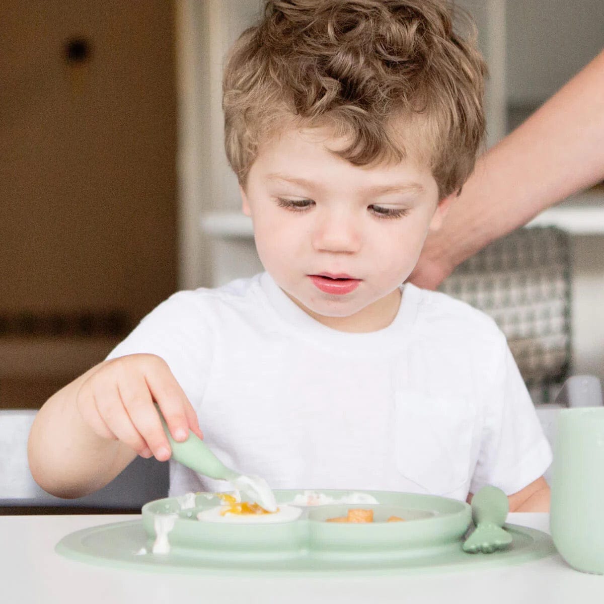 EZPZ Mini Feeding Set - Sage - PKMFS001