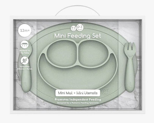 EZPZ Mini Feeding Set - Sage - PKMFS001