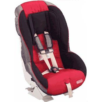 Fisher-Price Safe Voyage Deluxe Convertible Car Seat in Red Circus Plaid - EF20B1A