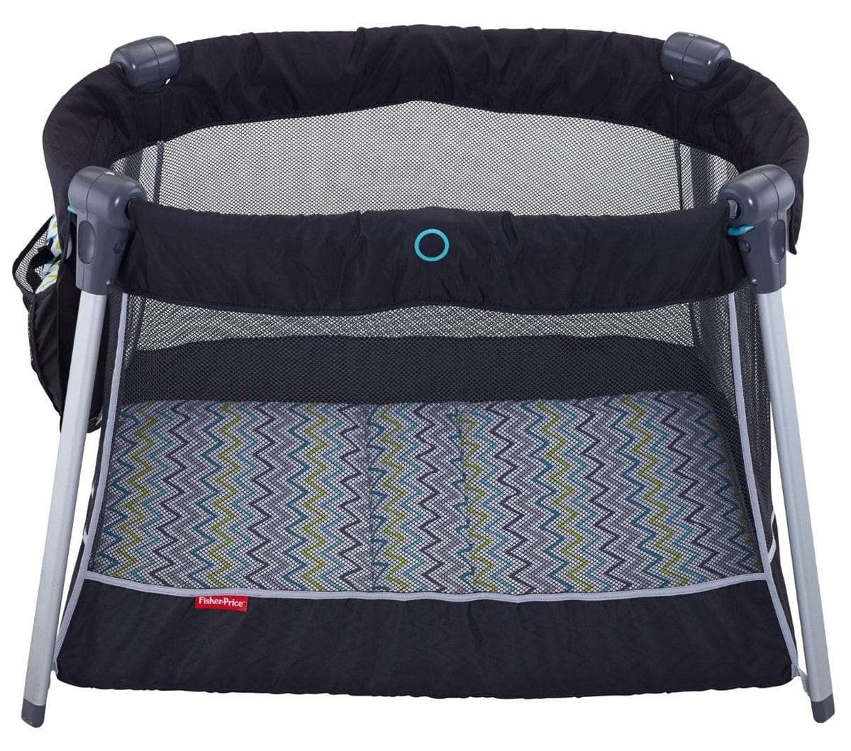 Fisher-Price Ultra-Lite Day & Night Play Yard - Chevron Fusion - CBV60