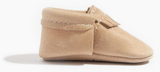 Freshly Picked City Moccasins, Size 3 - Weathered Brown - SSCMWTHRBR03