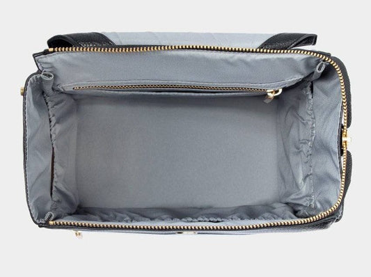 Freshly Picked Mini Classic Diaper Bag II - Ebony - DBMCEBONYY-V2