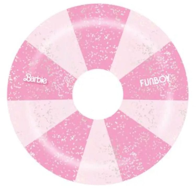FUNBOY X Barbie Tube Float - Pink Glitter