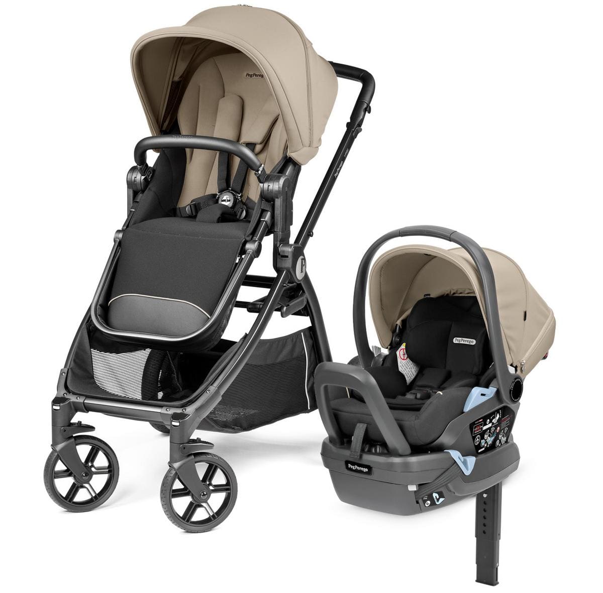 PEG YPSI 2025 + Primo Viaggio Lounge Travel System Bundle - Vanilla Blend / Vanilla Blend - IP38000000MO13MO26-IMLO00US00GU13MO26