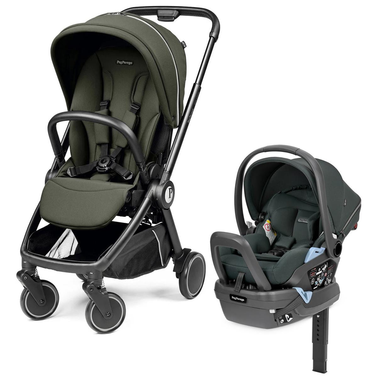 car seat stroller peg perego PEG City Loop Stroller + Primo Viaggio Lounge Travel System Bundle