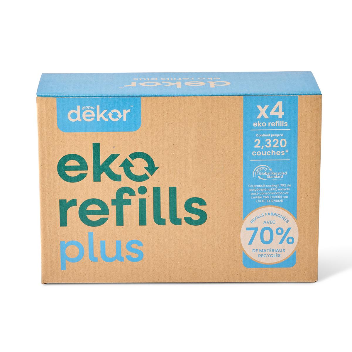 Dekor Eko Plus Diaper Pail Refill (4 Pack) - 2-24302