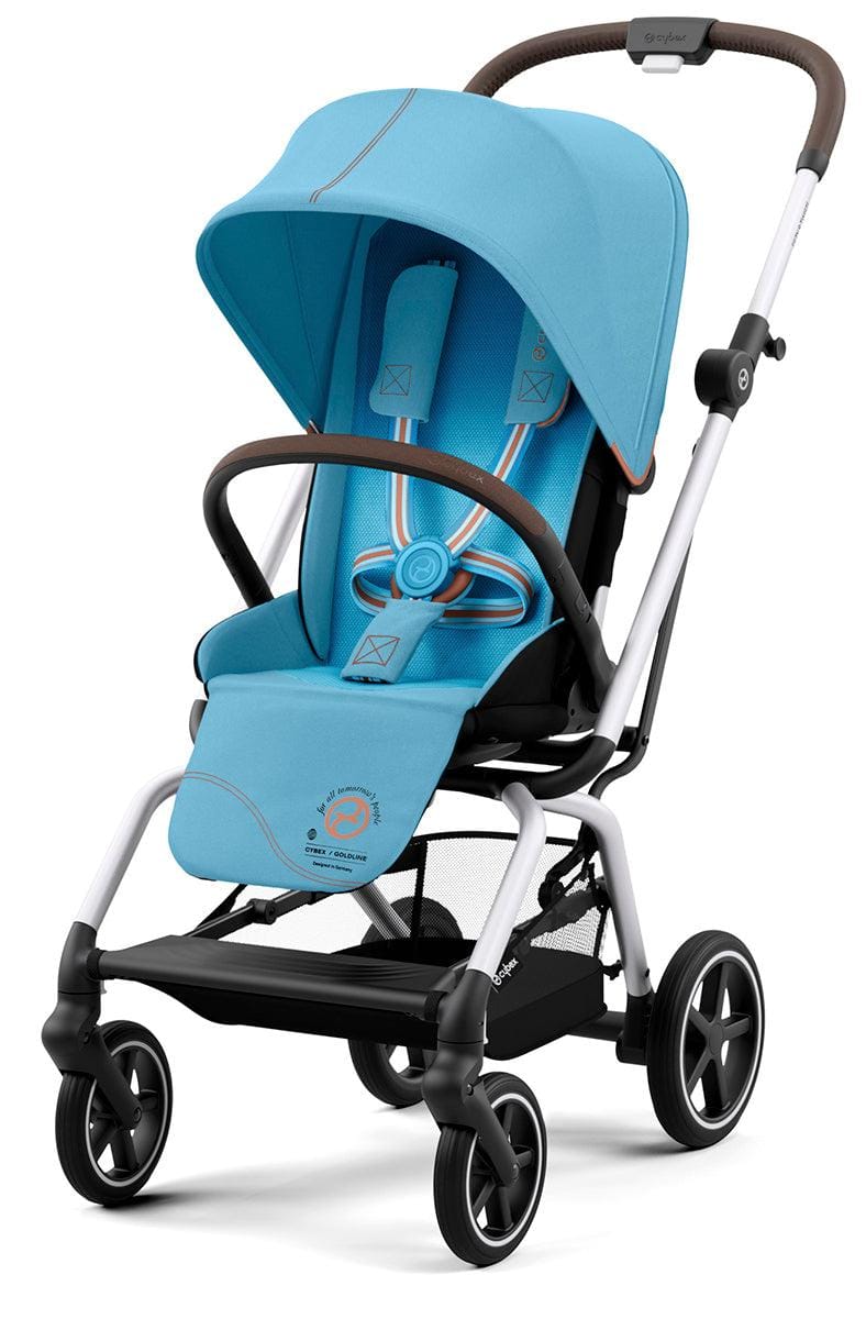 Cybex OPEN BOX Eezy S Twist +2 V2 Compact Stroller - Beach Blue - 522001727-ob