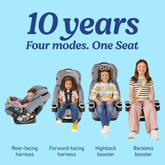 Graco 4Ever DLX 4-in-1 All-in-One Convertible Car Seat - Maddox - 2215505