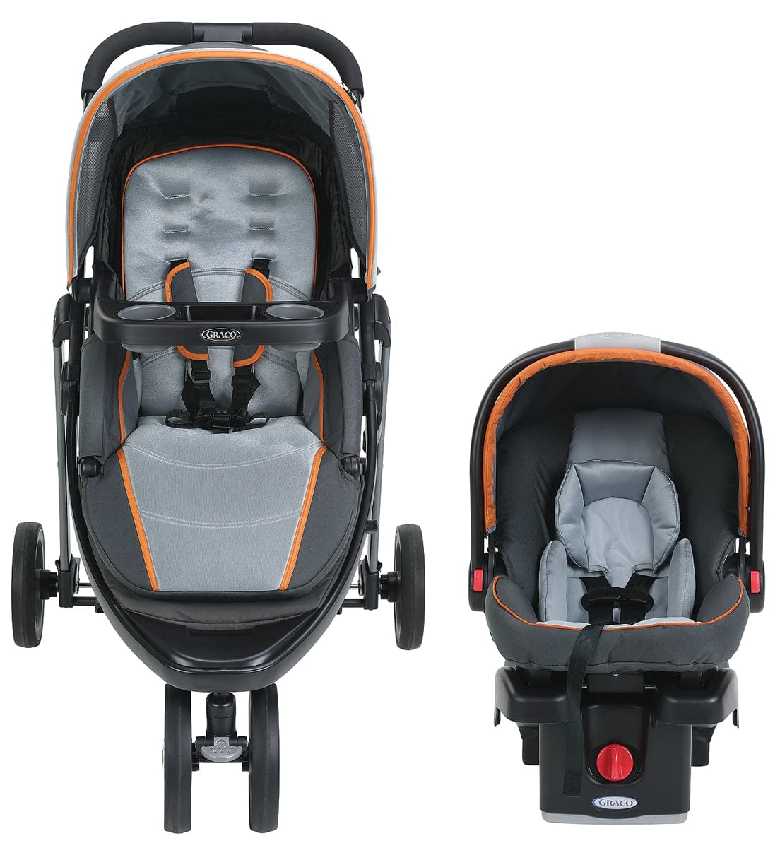 Graco Modes Sport Click Connect Travel System - Tangerine - 1965236
