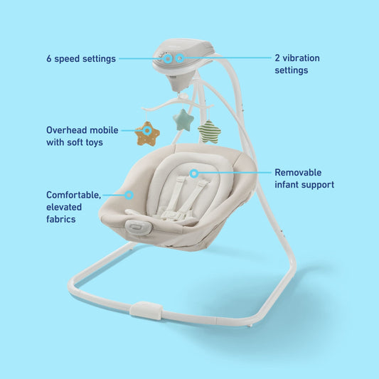 Graco Simple Sway Baby Swing - Blythe - 2231531