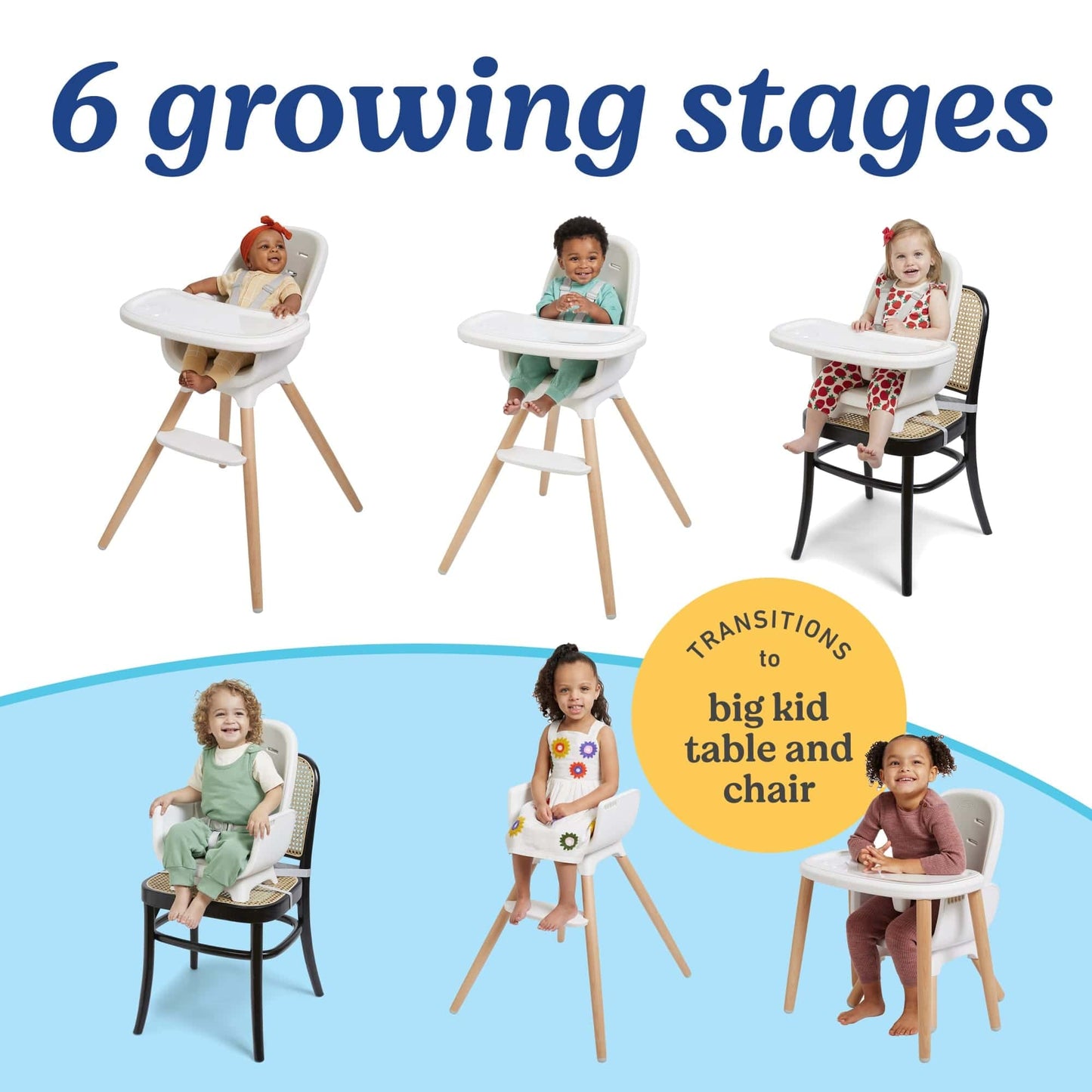 Graco Table2Table Lux 6-in-1 High Chair - Rhodes - 2216159