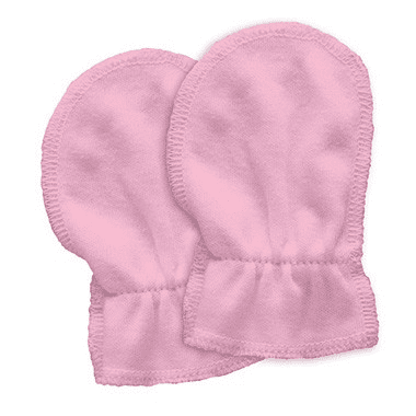 Green Sprouts Organic Cotton Mitts 2pk - Rose (Birth to 6 weeks) - 82300-2
