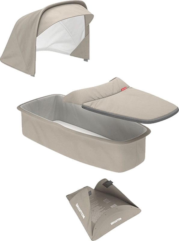 Greentom Carrycot Fabric & Mattress Set - Sand - GTU6-CB-SAND