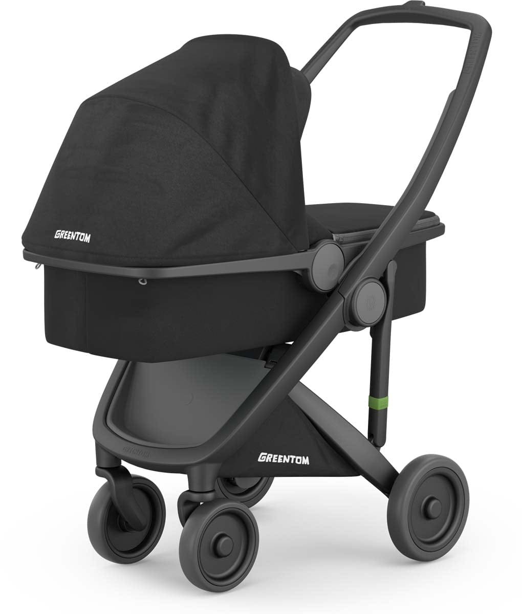 Greentom Carrycot Stroller - Black/Black - 8.71932E+12