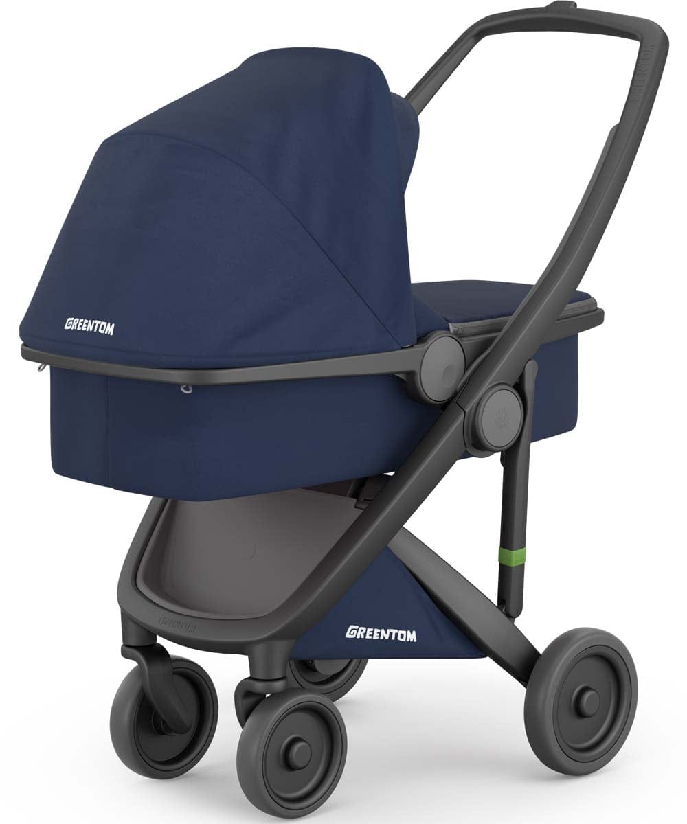 Greentom Carrycot Stroller - Black/Blue - 8.71932E+12