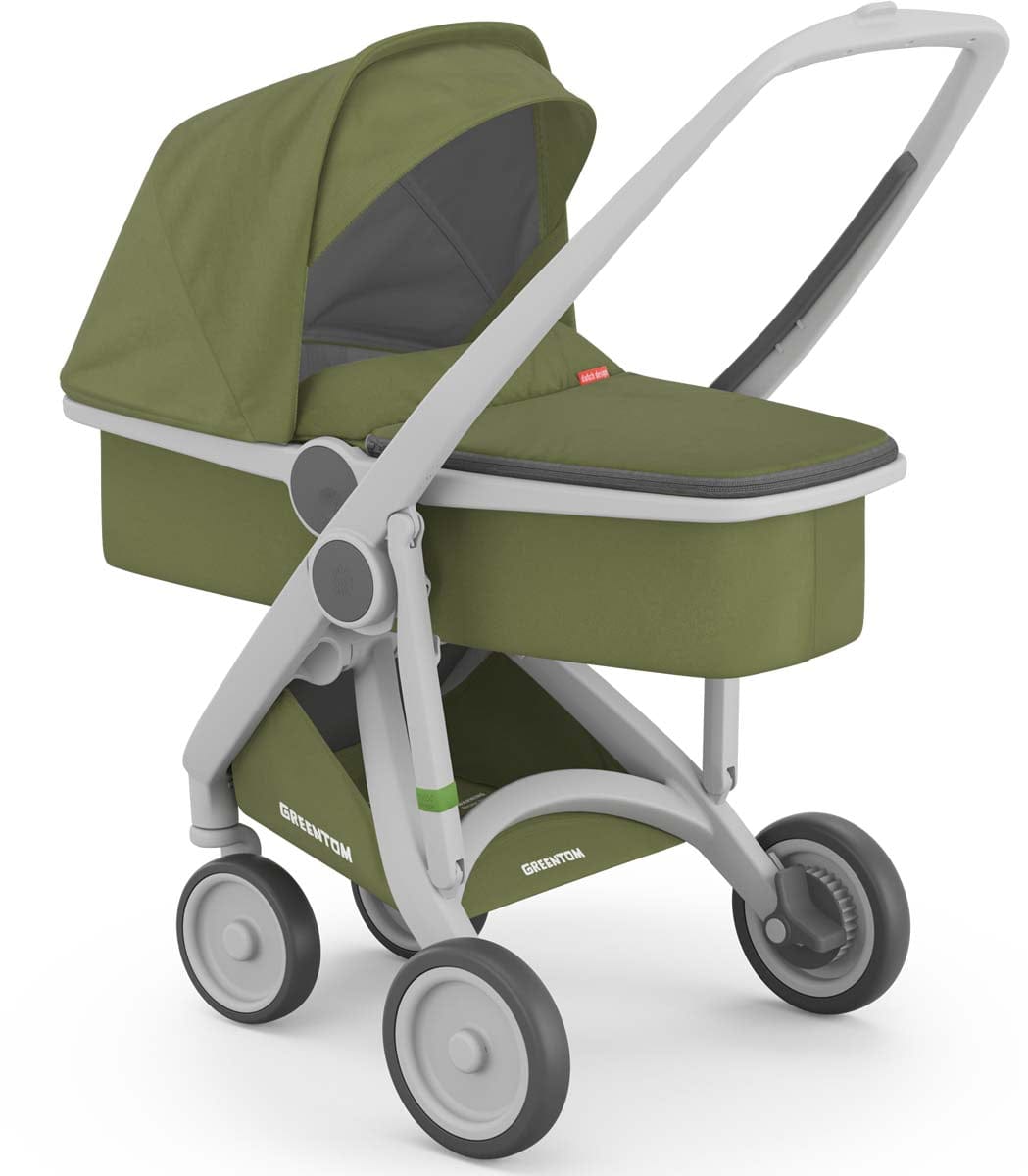 Greentom 3 in 1 Stroller - Grey/Olive - 8.71932E+12