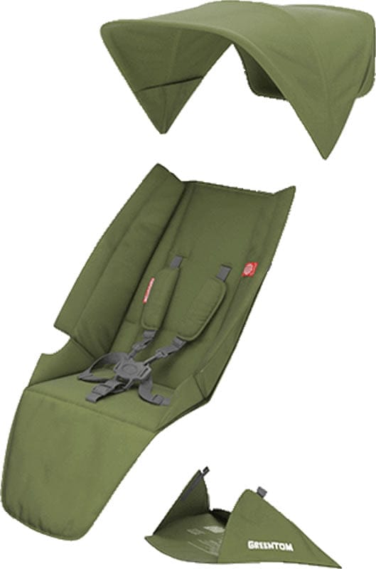 Greentom Classic Seat Fabric Set - Olive - GTU2-2-OLIVE