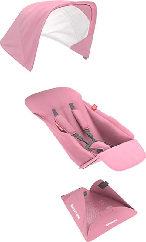 Greentom Reversible Seat Fabric Set - Pink - GTU7-CS-PINK