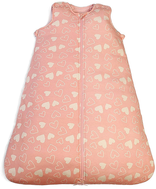 Gunamuna Bamboo Duvet Sleep Bag, Small - Hearts - 1700HES