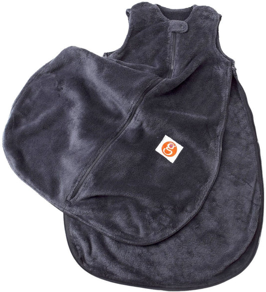 Gunamuna Plush Fleece Sleep Bag, Small - Charcoal - 1111CRS