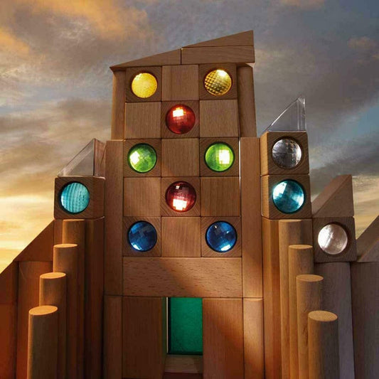 HABA Kaleidoscopic Colored Prisms Building Blocks - 3531