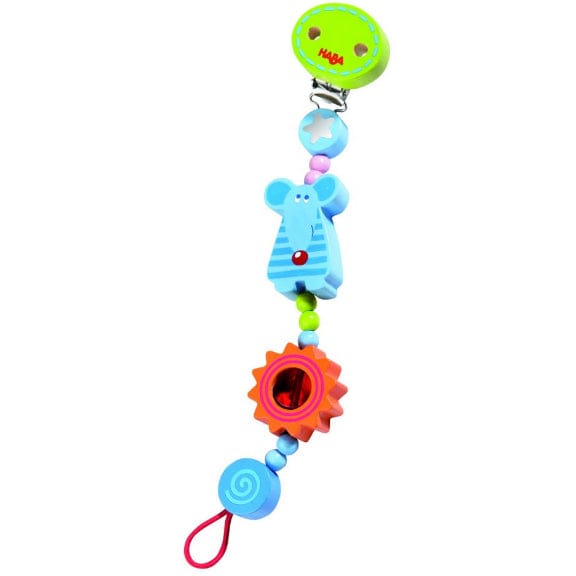 Haba Lollipop Pacifier Chain - Mouse - 3636