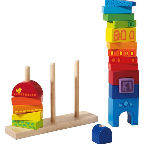 Haba Rainbow House Pegging Game - 2187