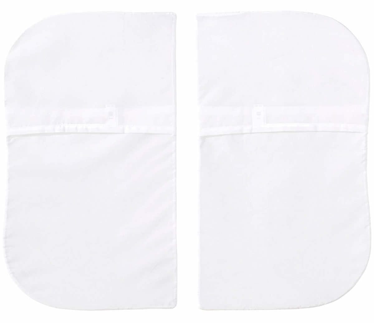 Halo Bassinest Twin Waterproof Mattress Pad, 2PK - White