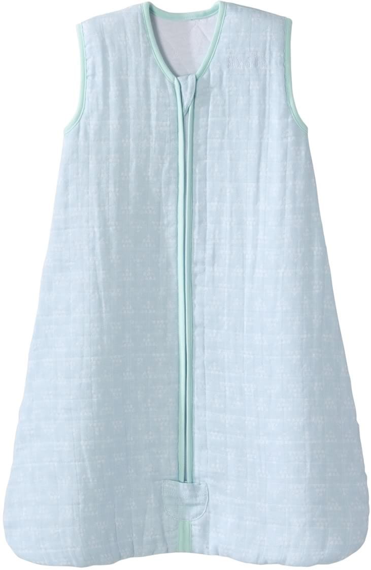 Halo SleepSack Quilted Muslin Wearable Blanket - Pyramid Slate (Small) - 4072-HALO