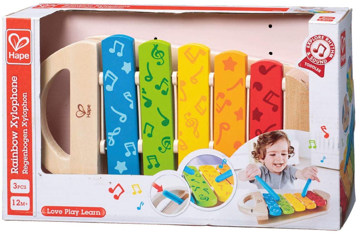 Hape Rainbow Toy Xylophone - E0606