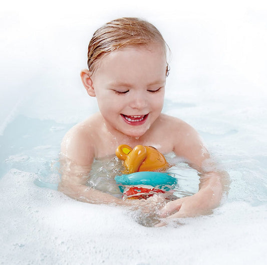 Hape Swimmer Teddy Wind-Up Bath Toy - E0204