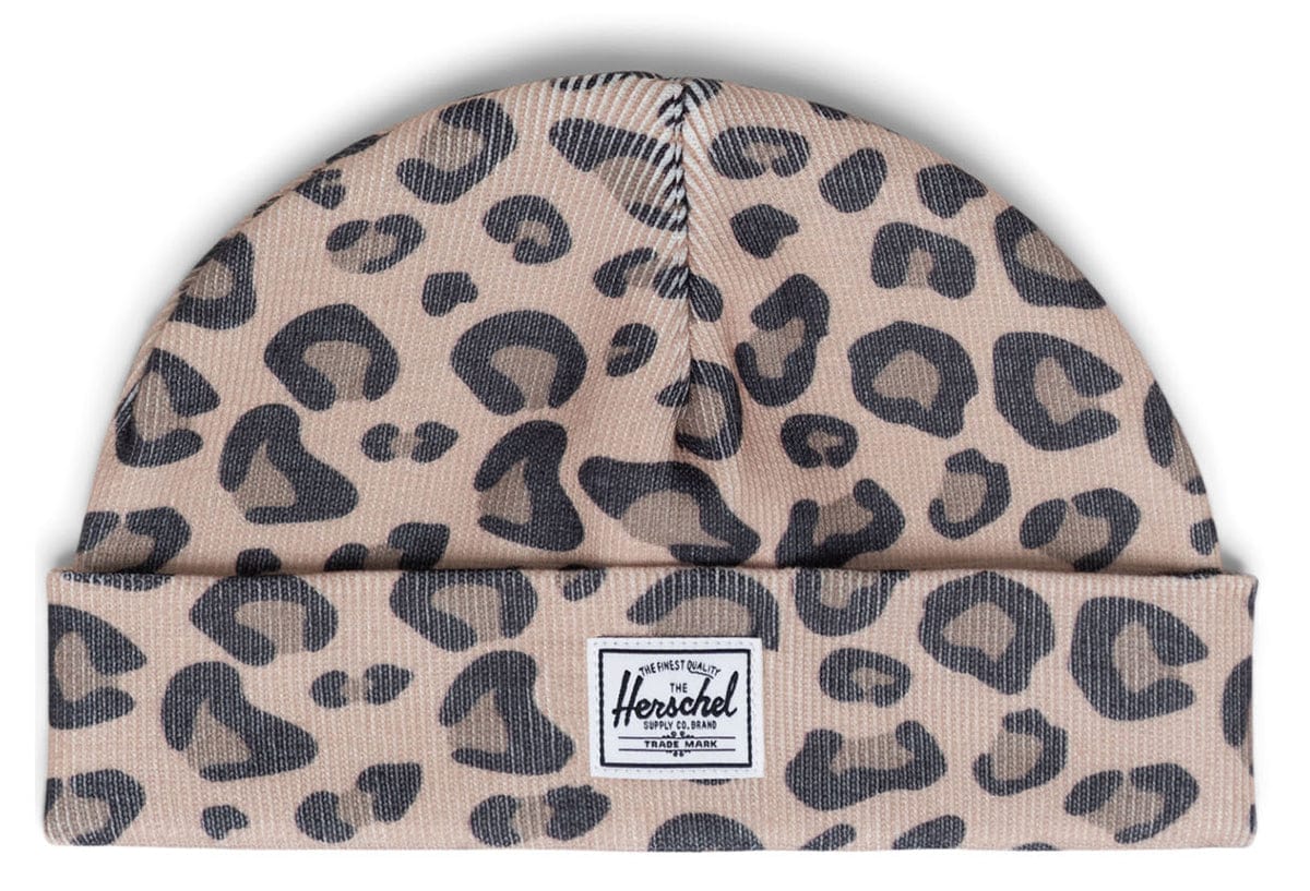 Herschel Baby Beanie, 6-18 Months - Leopard Print - 1121-1623
