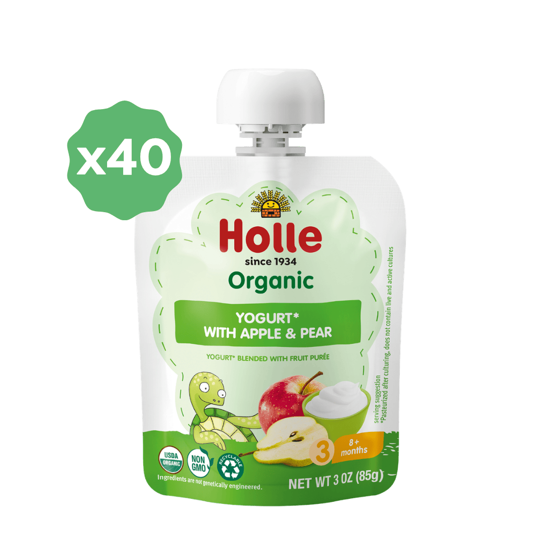 Holle Organic Apple & Pear Yogurt Pouches - APPLE-PEAR-YOGURT-4