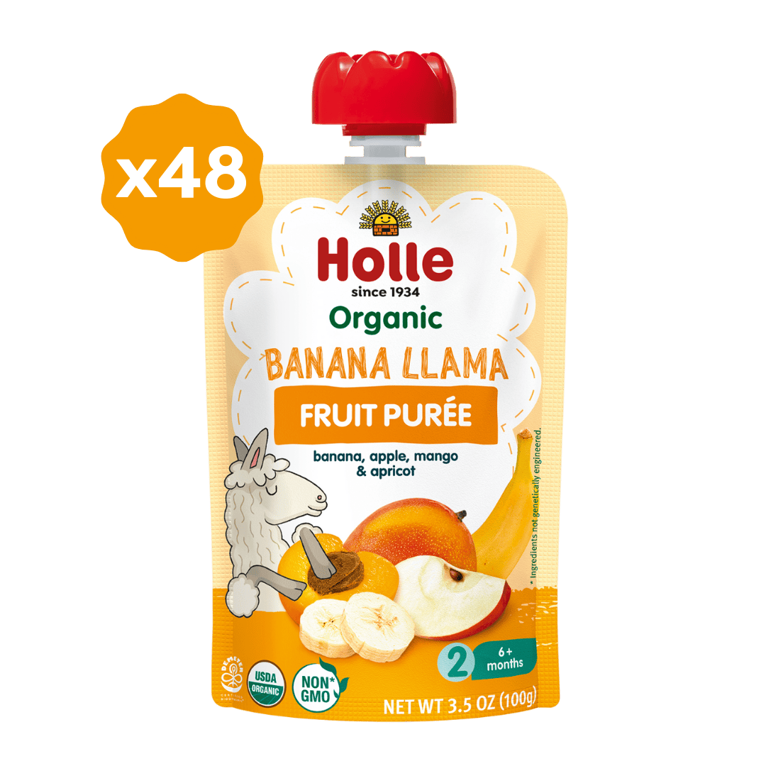 Organic Banana Llama Fruit Purée - BANANALLAMA-BOX-48