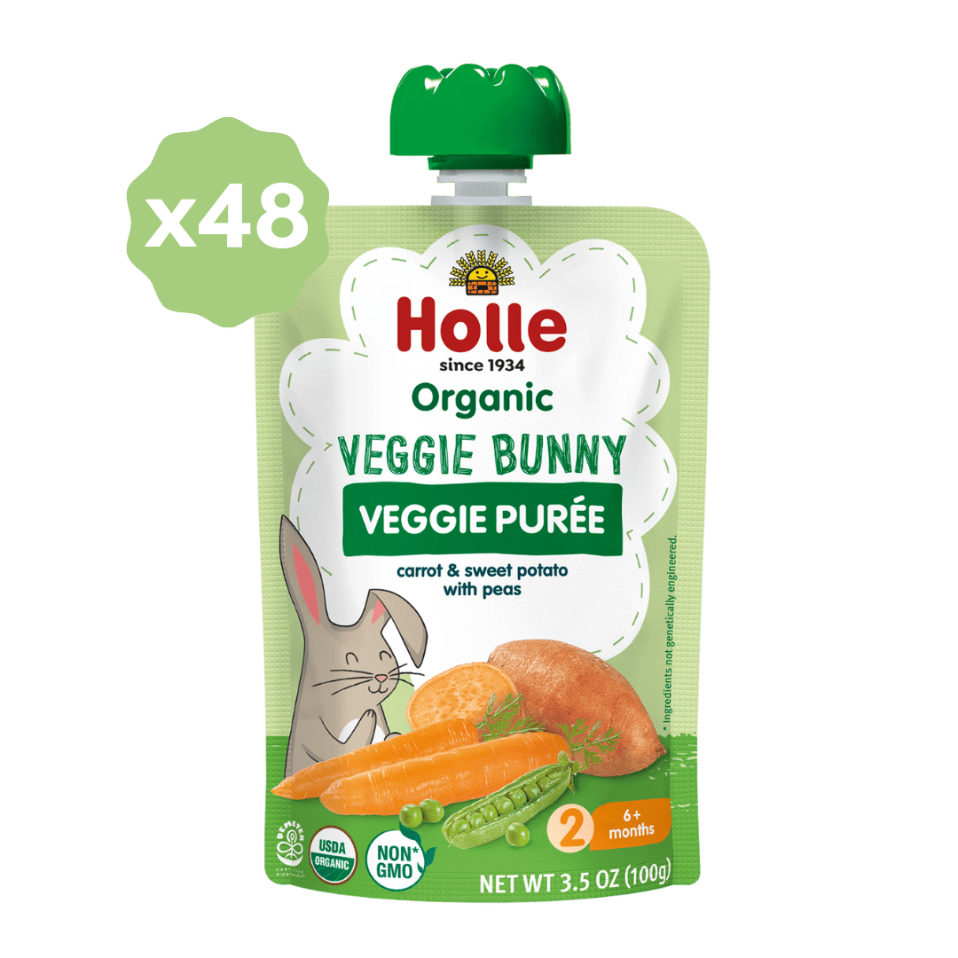 Organic Veggie Bunny Veggie Purée - VEGGIE-BUNNY-BOX-48