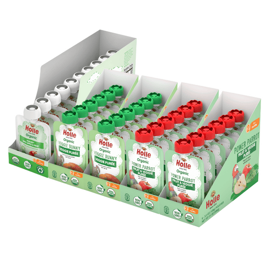 Power Greens Bundle: Veggie Bunny, Power Parrot, Apple & Pear Yogurt - BUNDLE-BUNNY-PARROT-APY