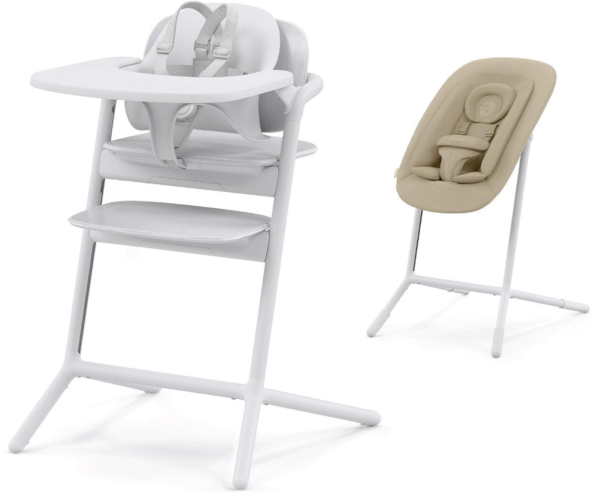 Cybex OPEN BOX LEMO 2 High Chair 4-in-1 Set - All White - 521004835-ob