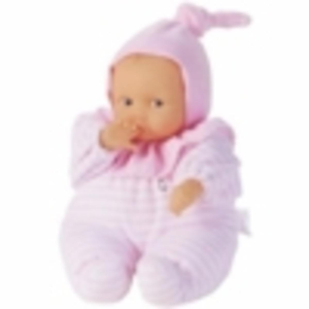 Corolle Babicorolle Pillow Soft 11" Babipouce Doll - Pink Striped - 00234