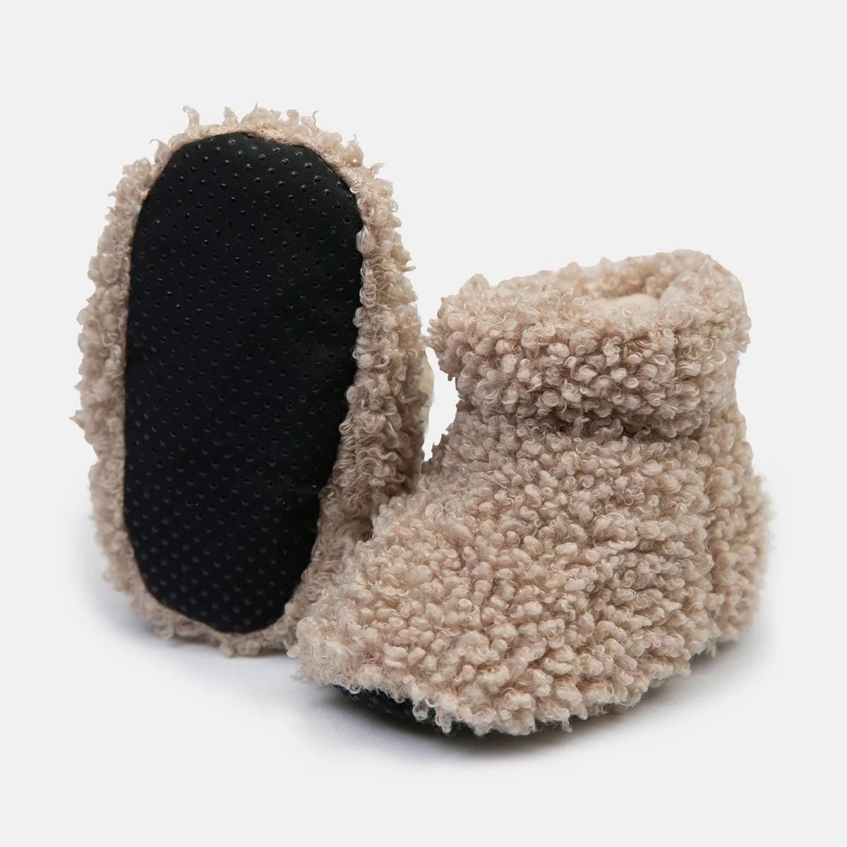 7 A.M. Enfant Baby Booties - Teddy, 6-12M - BT90-D2-TEDO