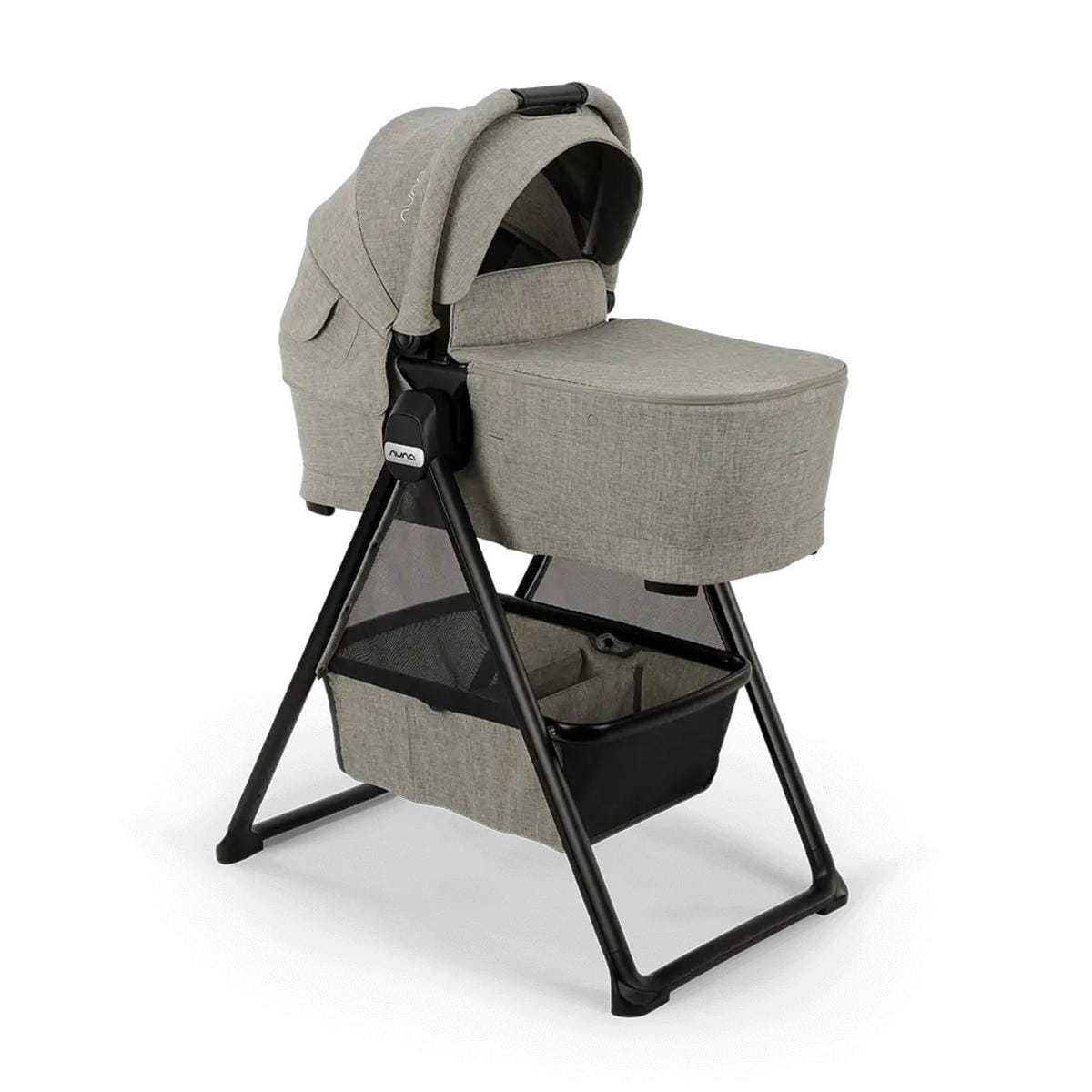 Nuna SWIV & TRIV Series Bassinet + Stand - Graphene (Nuna x BMW