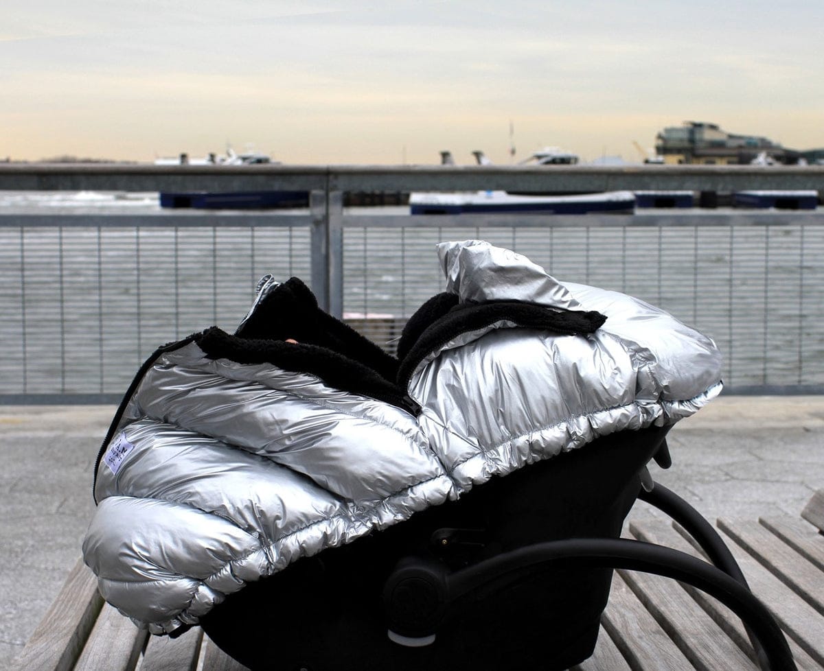 7 A.M. Enfant Cocoon Car Seat Cover - Glacier