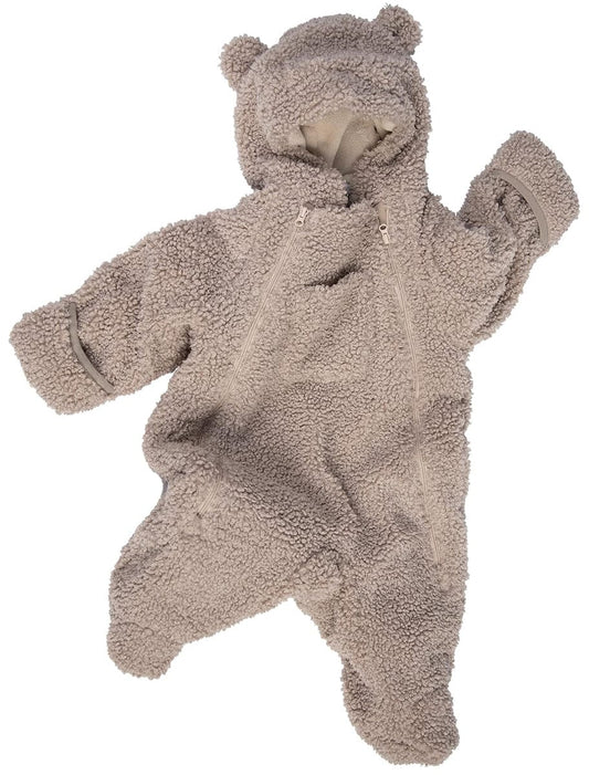 7 A.M. Enfant Jumpsuit Bebe - Teddy - Oatmeal Teddy (6-12m) - SSB902-TEDO