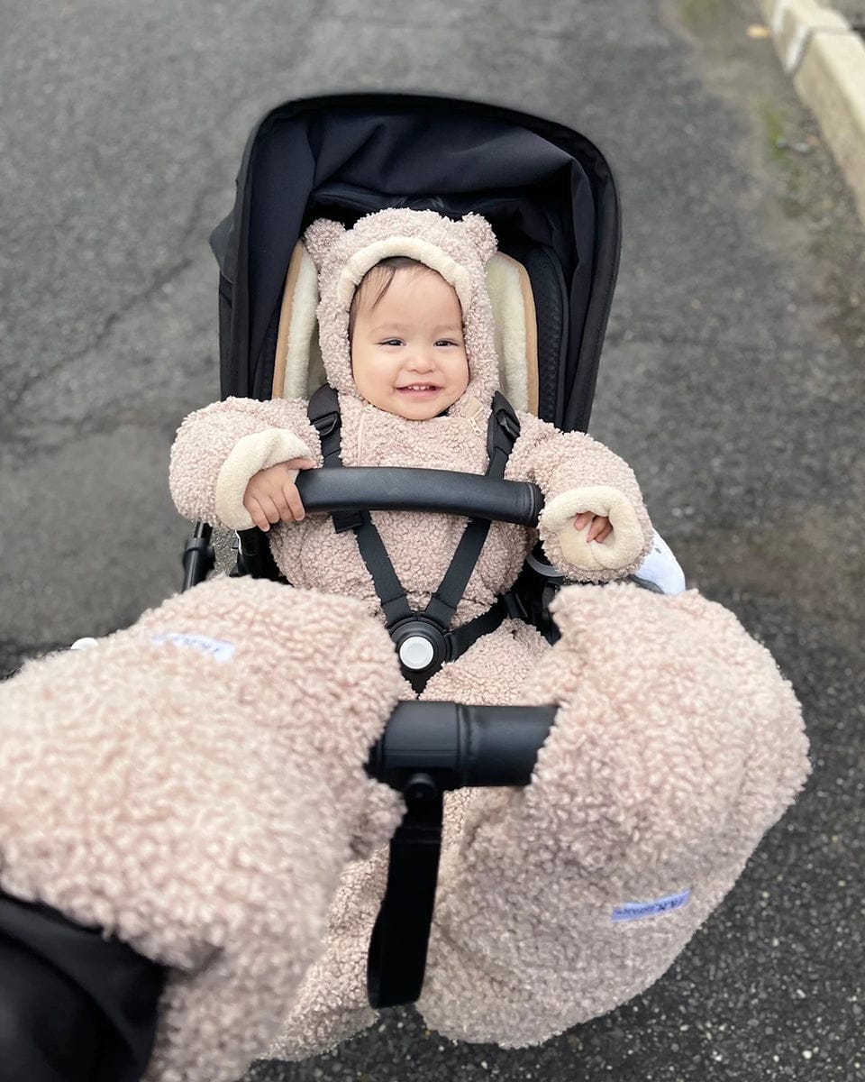 7 A.M. Enfant Jumpsuit - Teddy - Oatmeal (3-6M) - SSB90-B-TEDO