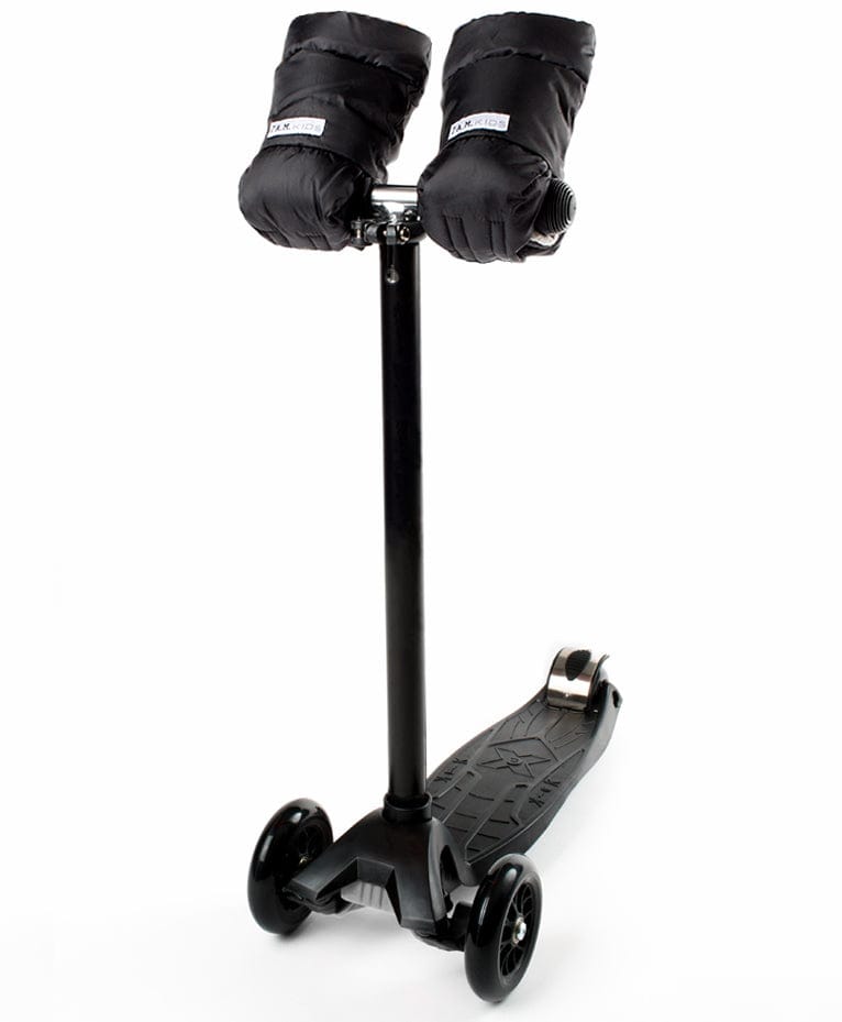 7 A.M. Enfant Kids Warmmuffs, Large - Black - HM212KL-BK