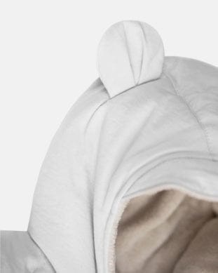 7 A.M. Enfant Snowsuit Airy - Whisper White (6-12M) - SSB70-D2-WHS