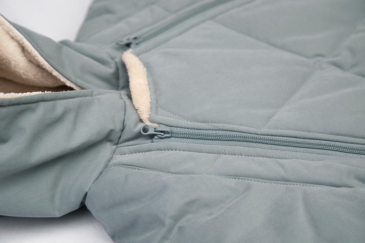 7 A.M. Enfant Snowsuit Bebe - Benji - Mirage Blue Quilted (6-12m)