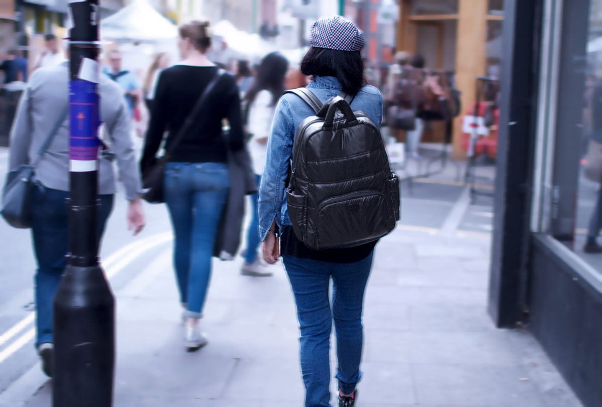 7 A.M. Voyage BK718 Diaper Backpack - Black - VB007-BK