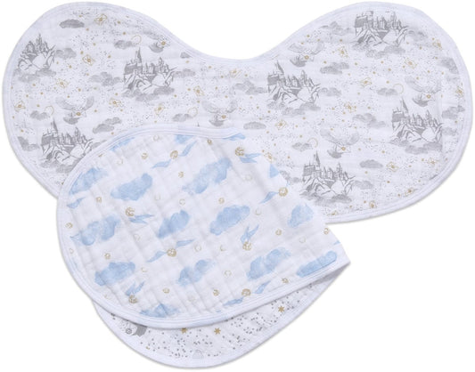 Aden + Anais Burpy Bibs, 2 Pack - Harry Potter Iconic - ABBC20002HP